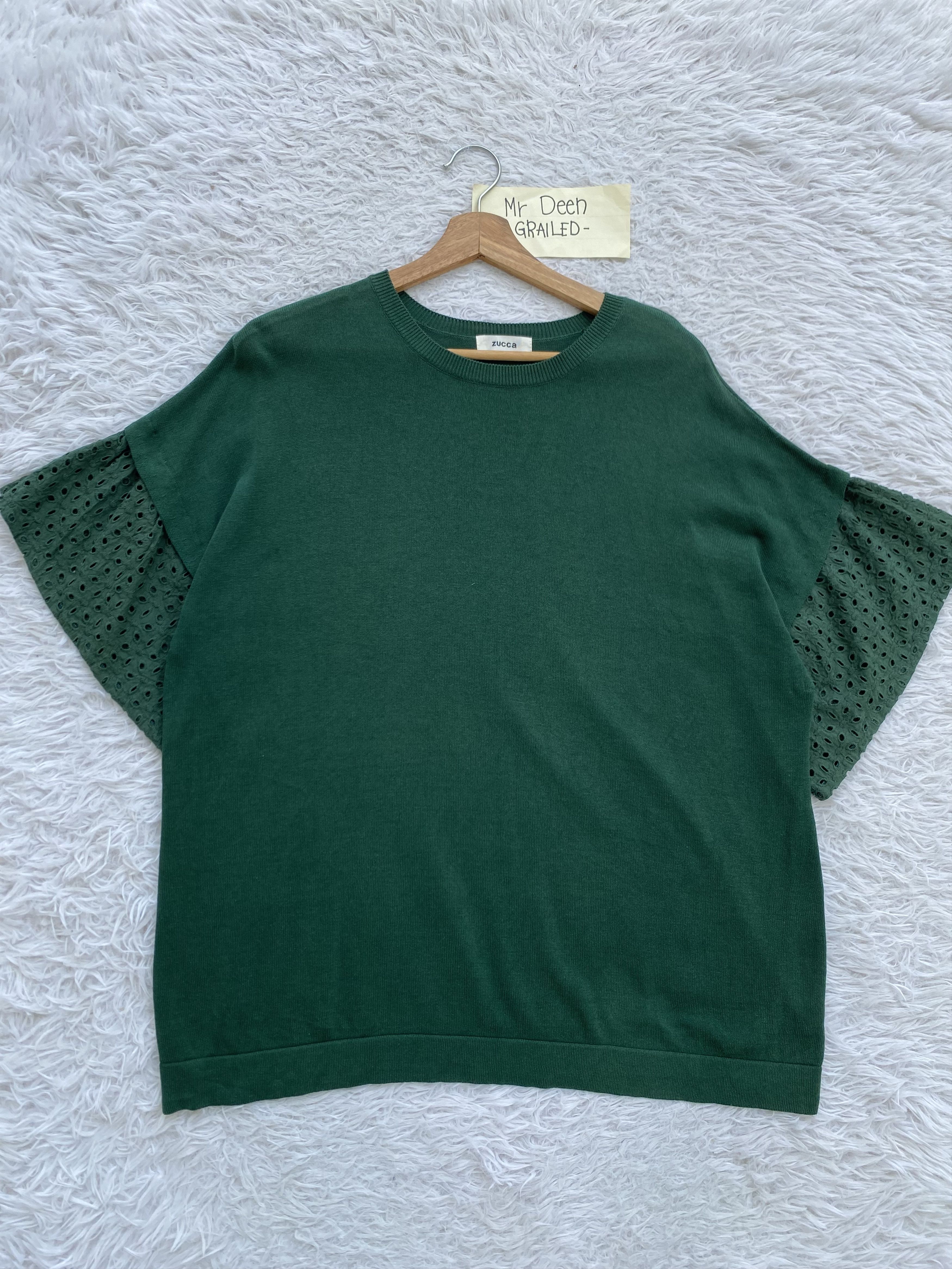 Issey Miyake Rare ZUCCA by Issey Miyake Green Shirt Size M / US 6-8 / IT 42-44 - 1 Thumbnail