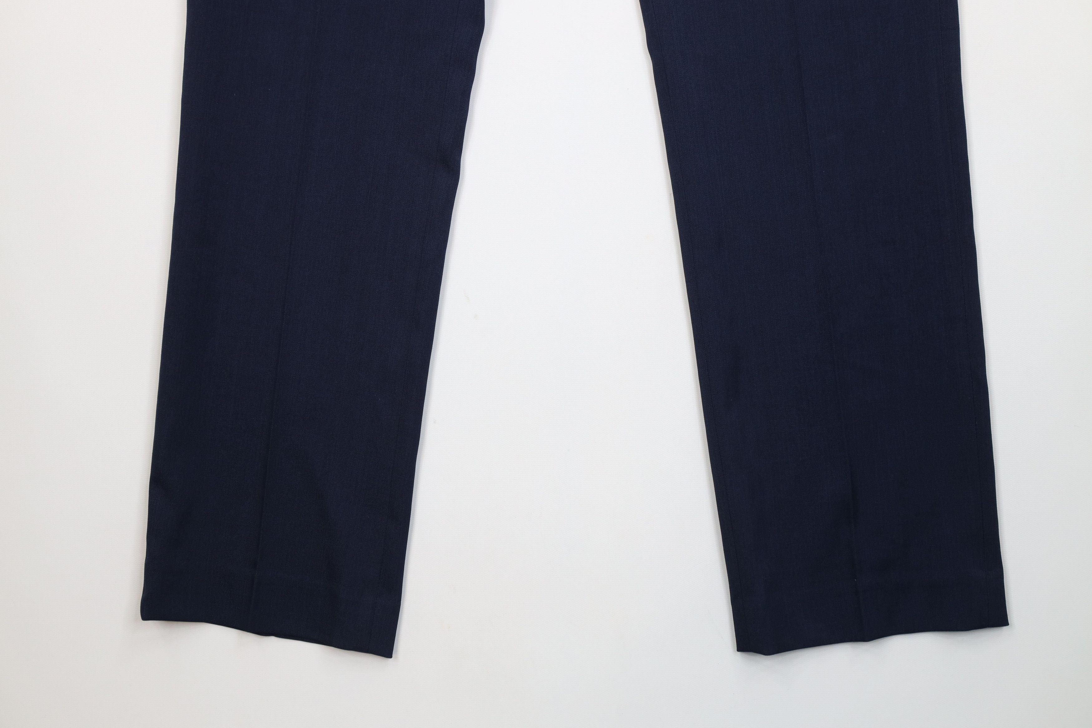 DKNY DKNY Straight Leg Knit Chino Pants Trousers Slacks Navy Blue Size US 36 / EU 52 - 4 Thumbnail