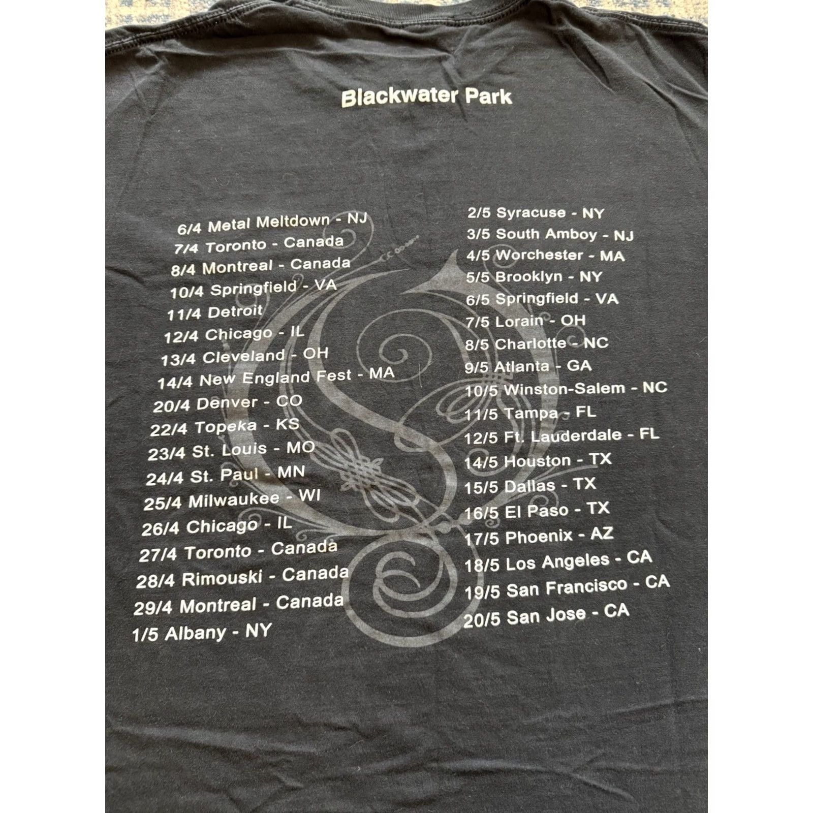 Vintage VINTAGE Opeth Blackwater Park Tour T Shirt XL 2001 Death Metal Band Katatonia Mens Size US XL / EU 56 / 4 - 5 Thumbnail
