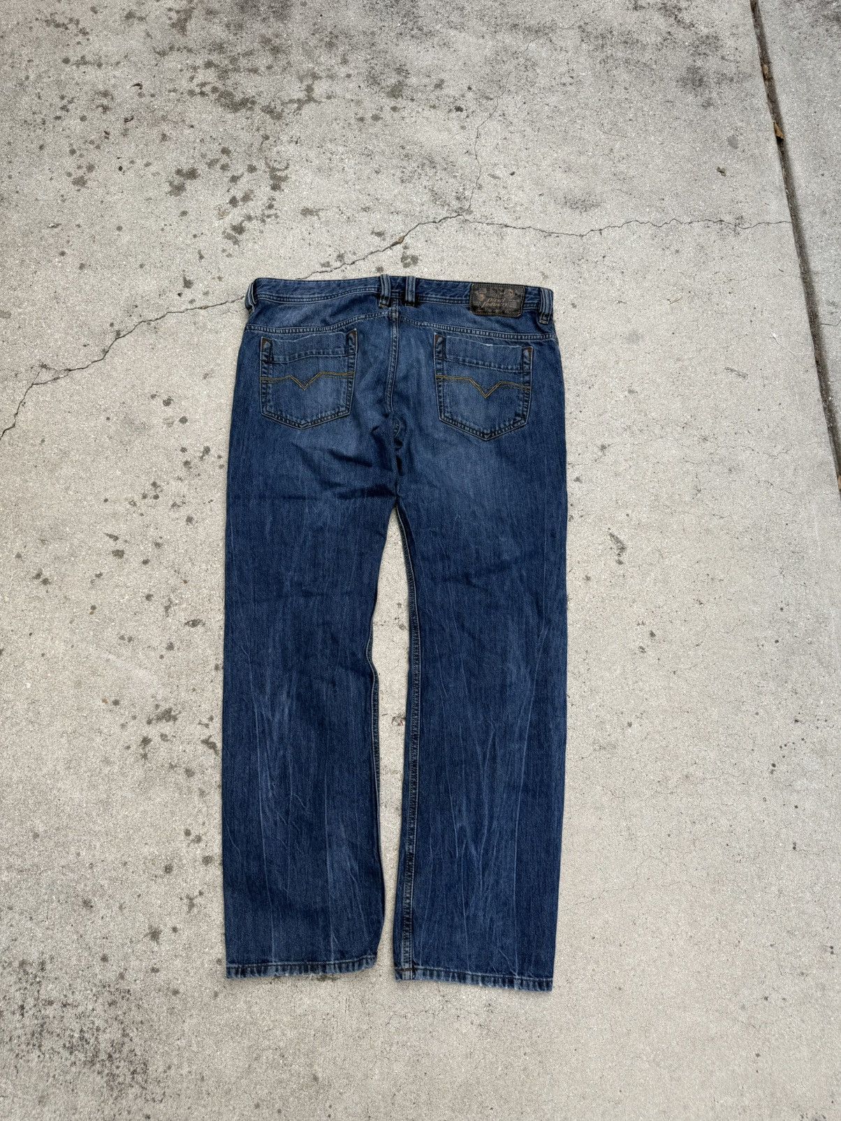 Diesel Y2K Diesel Safado Slim Straight Jeans Denim Blue36x30 Size US 36 / EU 52 - 2 Thumbnail