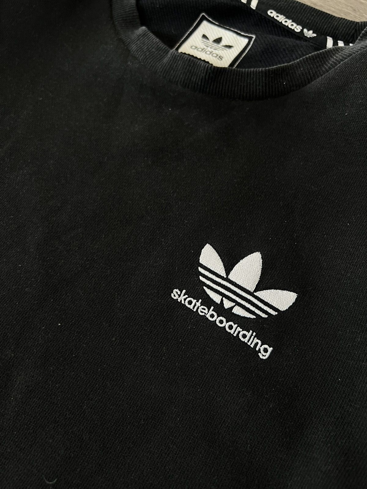Adidas × Designer ‼️Vintage Adidas Skateboarding Knit Logo 3St Sweatshirt‼️ Size US S / EU 44-46 / 1 - 14 Thumbnail