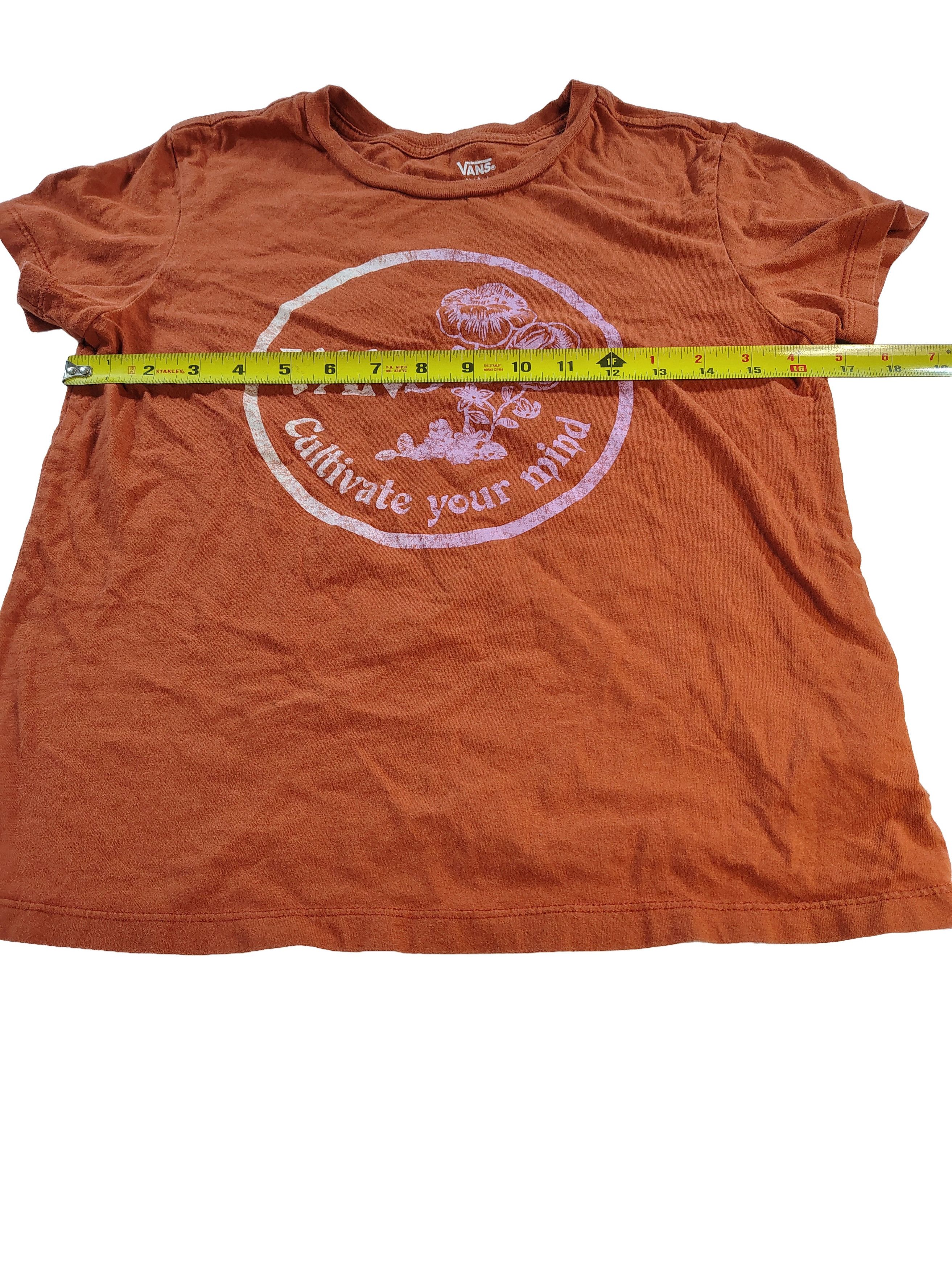 Vans Women's Small Vans "Cultivate Your Mind" T-Shirt Size S / US 4 / IT 40 - 4 Thumbnail