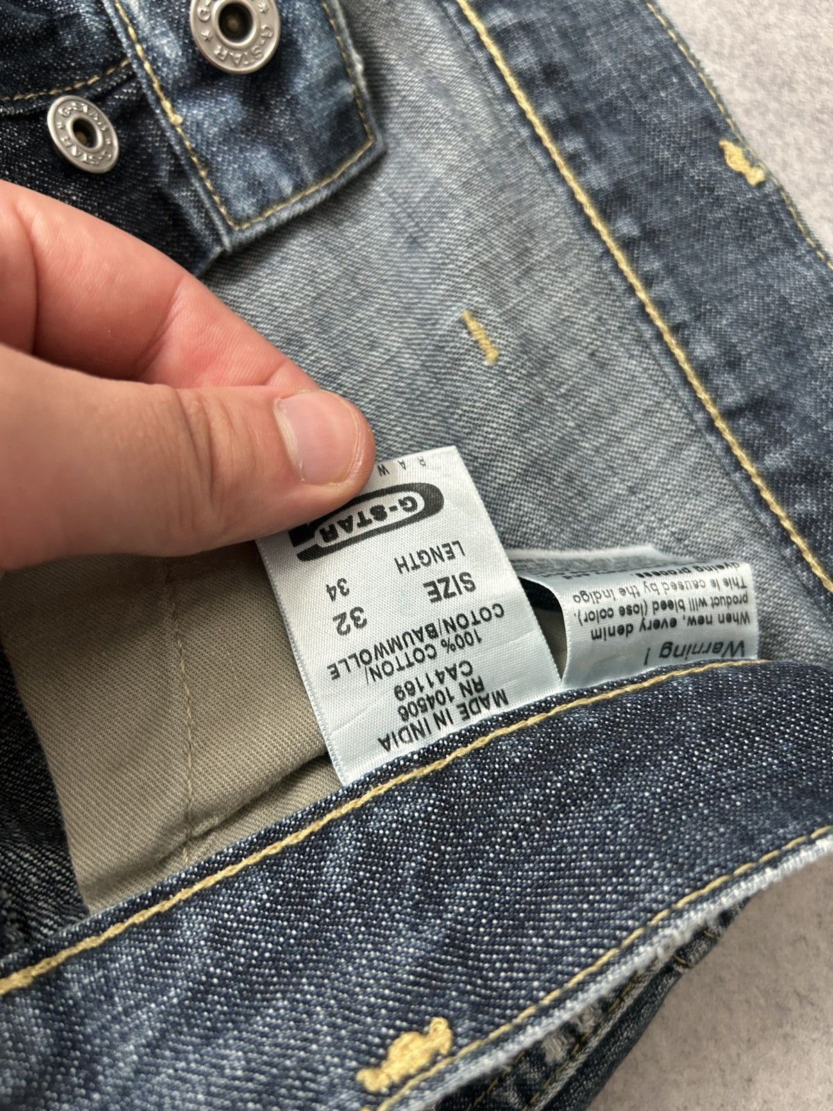 G-Star Vintage G-star Raw Elwood y2k distressed jeans 32/34 Size US 32 / EU 48 - 6 Thumbnail