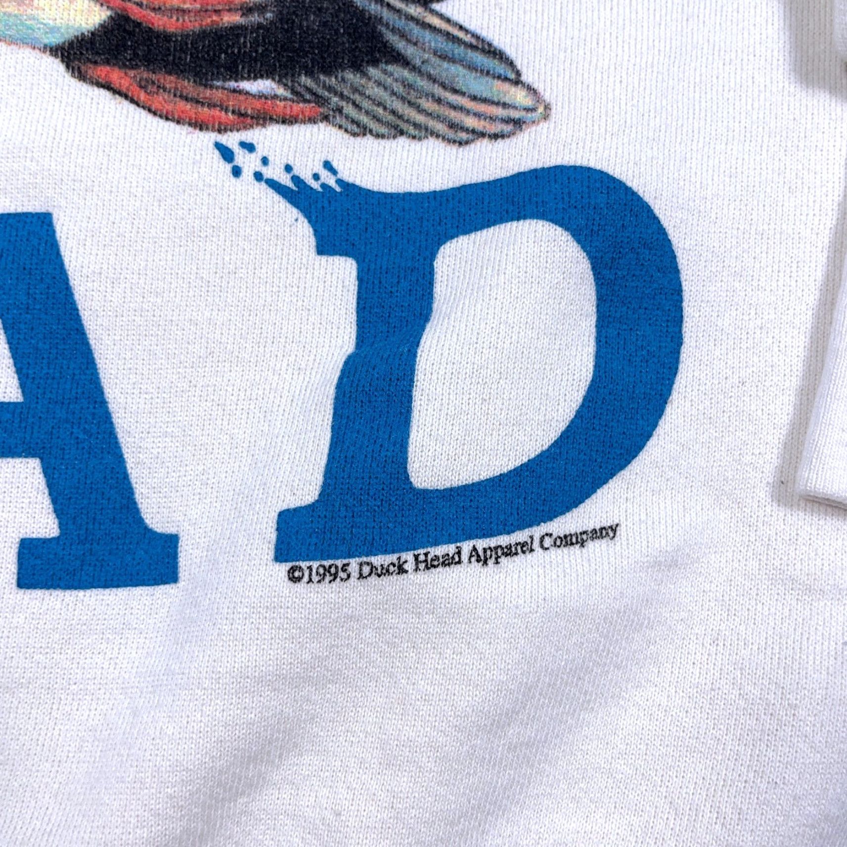 Vintage Vintage Duck Head Sweatshirt Men M White 90s Crewneck Spellout Nature Adult Size US M / EU 48-50 / 2 - 4 Thumbnail