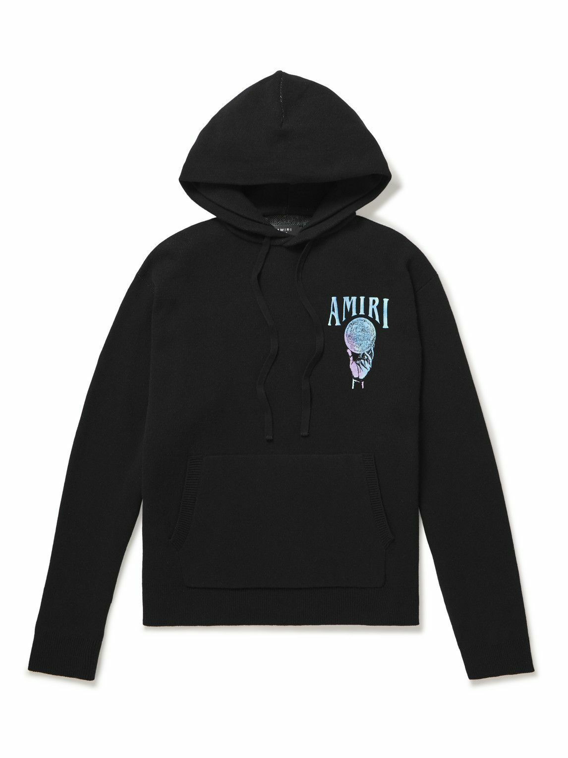 Amiri o1y0525 Logo Hoodie in Black Size US L / EU 52-54 / 3 - 1 Thumbnail