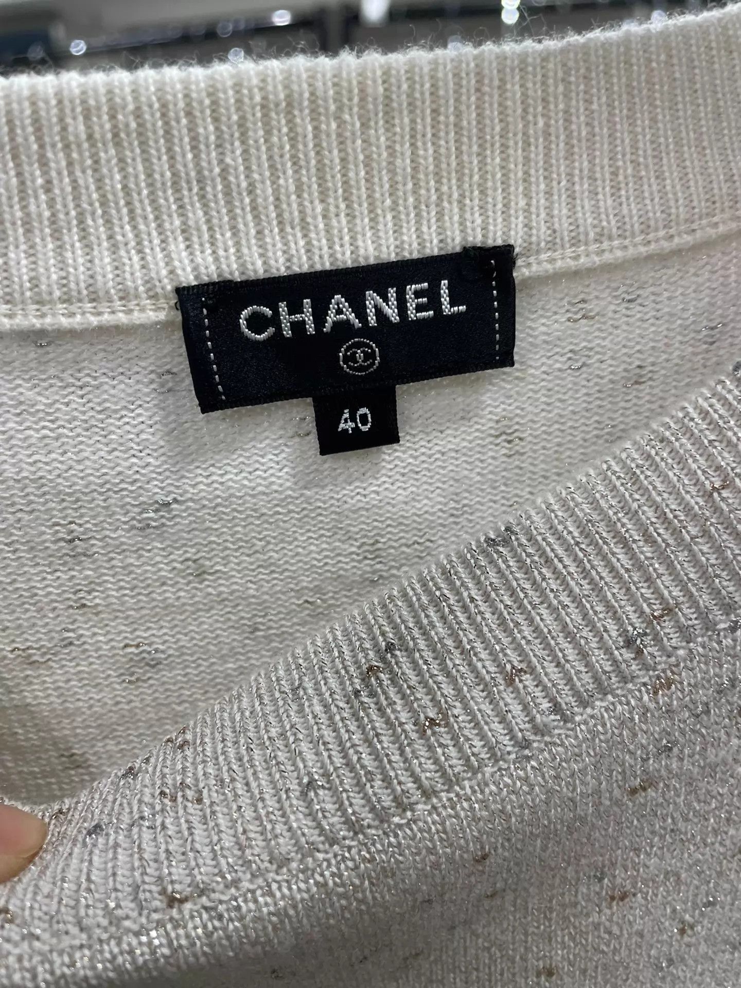 Chanel Chanel Logo Knit Sweater Size 40 99 New Size M / US 6-8 / IT 42-44 - 4 Thumbnail