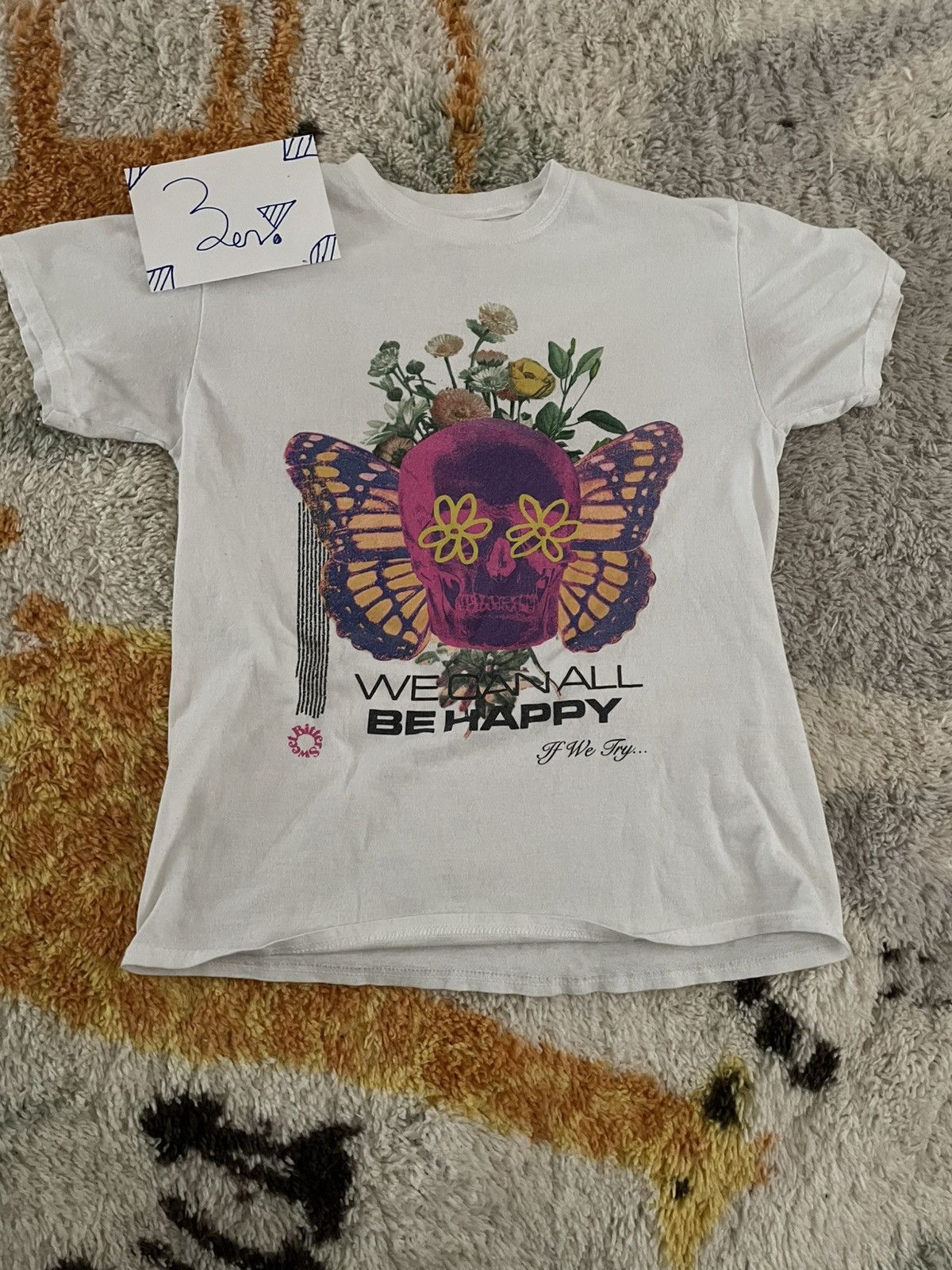 Other Vintage Graphic Tee “WE CAN ALL BE HAPPY” Size US M / EU 48-50 / 2 - 1 Thumbnail