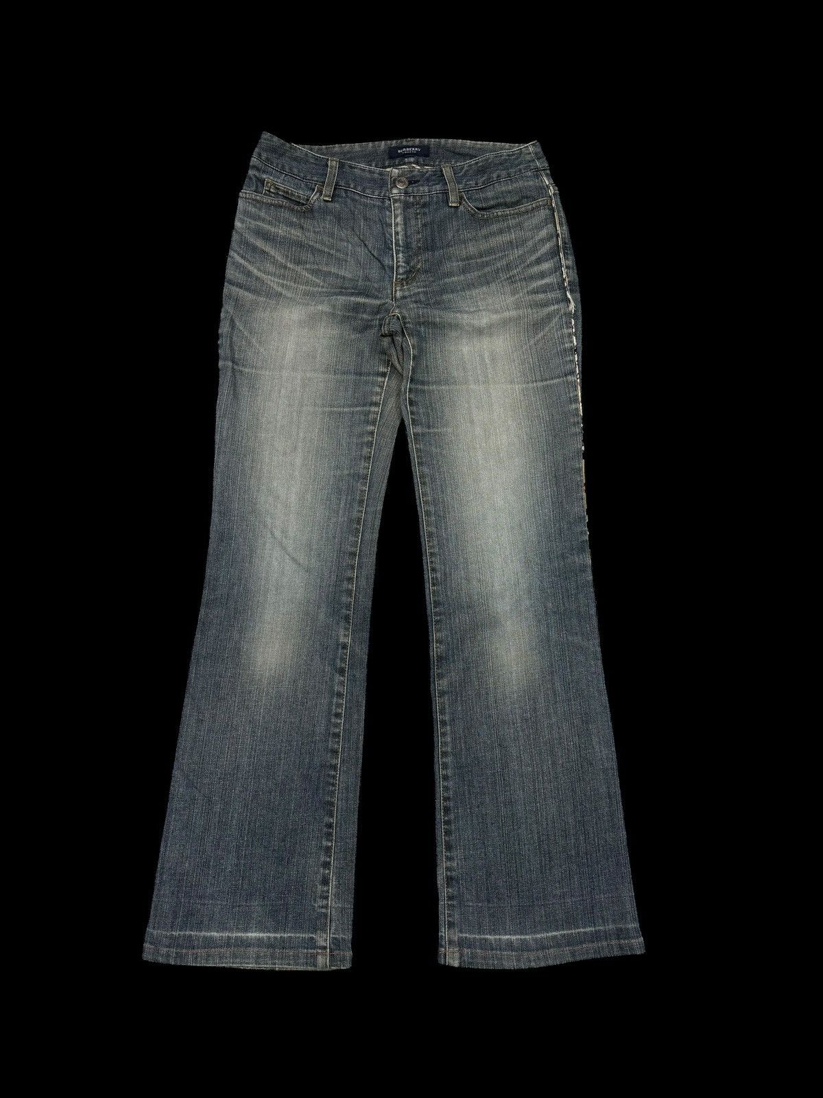 Burberry 💥Flare Jeans Burberry Nova Lining Bootcut Jeans Size 28" / US 6 / IT 42 - 7 Thumbnail