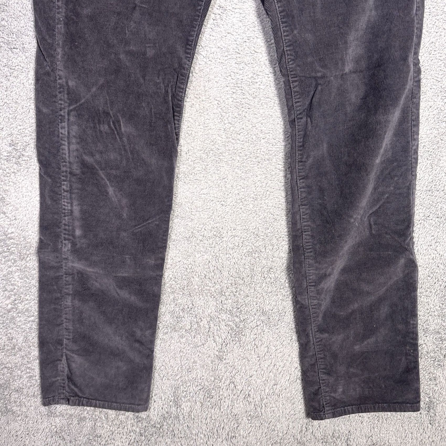 Faherty Faherty Pants Mens 34x32 Corduroy 5 Pocket Casual Stretch Classic Fit Trouser Corduroy Chino Solid Gray Cotton Spandex 5-Pocket Faherty Mens尺 Size US 34 / EU 50 - 2 Thumbnail