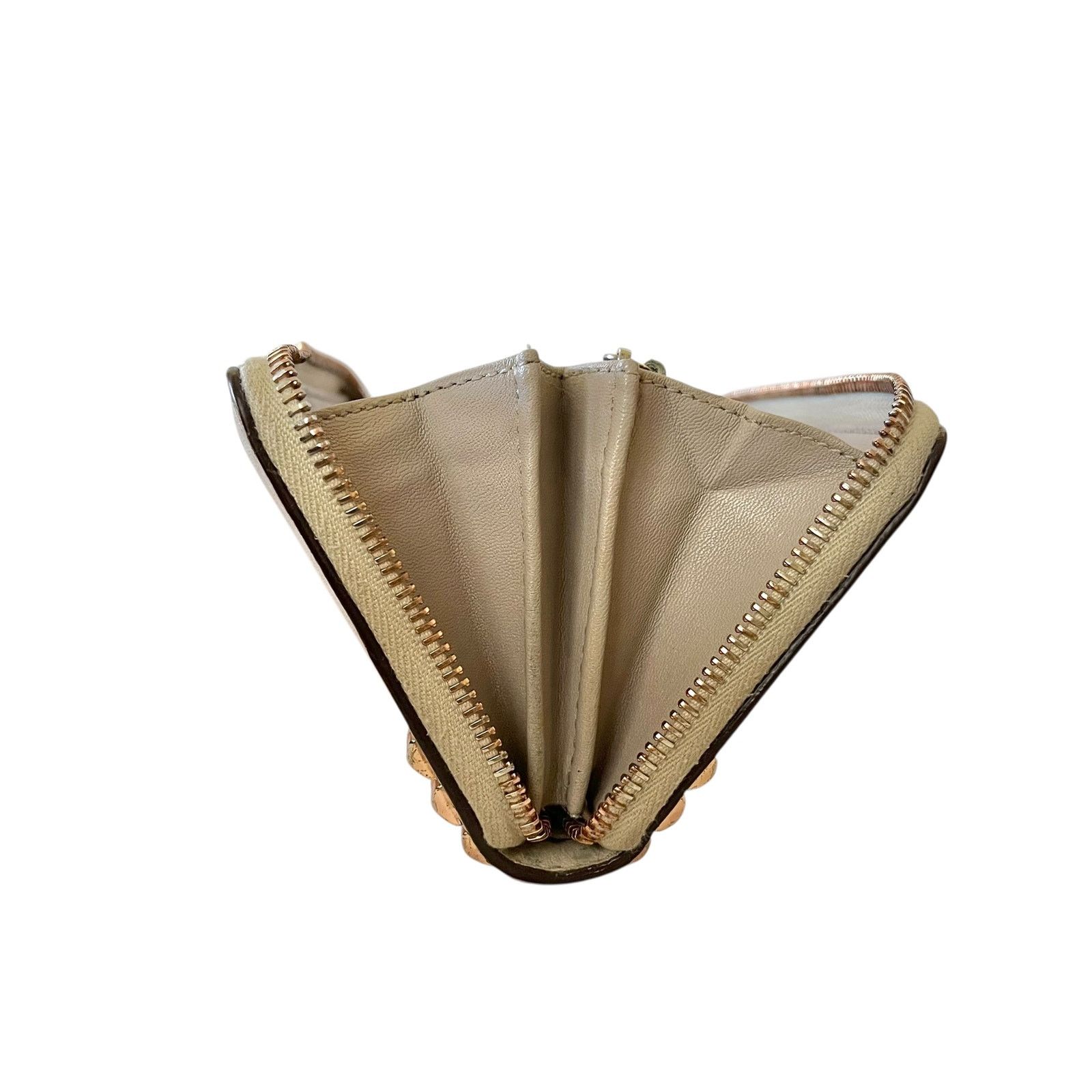 Coach Coach Legacy Studded Accordion Parchment Leather Zip Wallet Size ONE SIZE - 5 Thumbnail