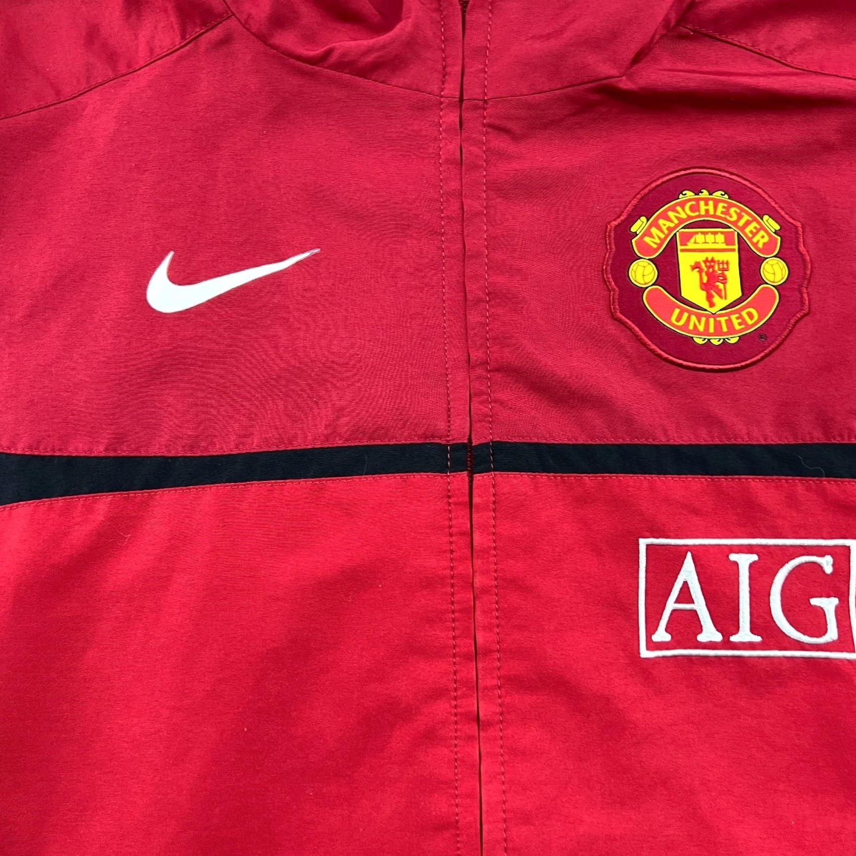 Nike Nike Manchester United Football Track Jacket Large Red Full Zip Drill Mens L Size US L / EU 52-54 / 3 - 4 Thumbnail