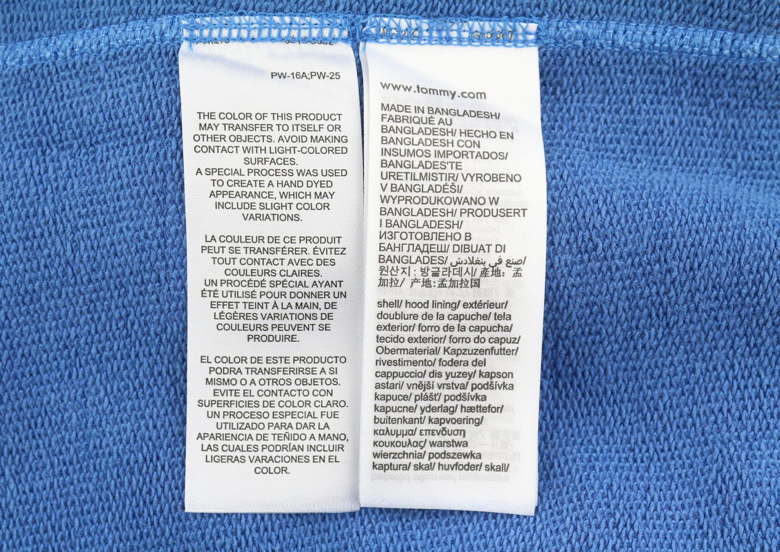 Tommy Hilfiger REQ NEW CLASSIC 2XL Blue Faded Logo Hoodie 87407 Size US XXL / EU 58 / 5 - 6 Thumbnail