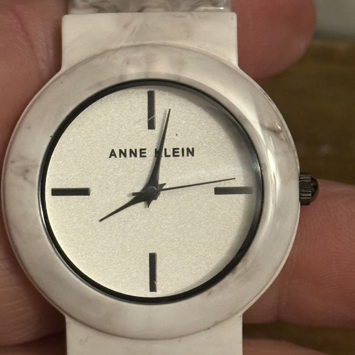 Other Vintage Ann Klein marbled white ceramic watch Size ONE SIZE - 7 Thumbnail