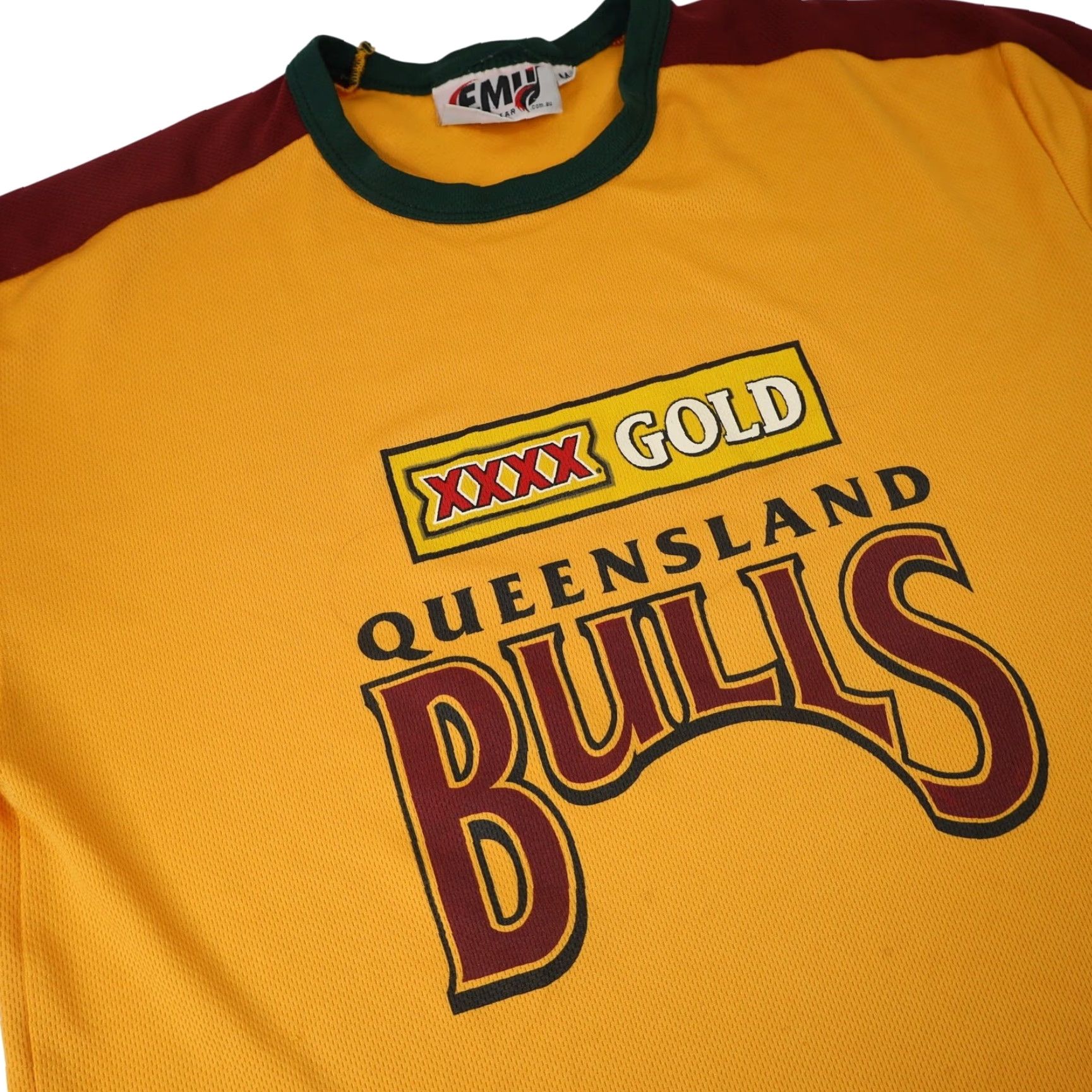 Vintage VINTAGE Queensland Bulls Cricket XXX Gold Nike Shirt Jersey? Size US M / EU 48-50 / 2 - 4 Thumbnail