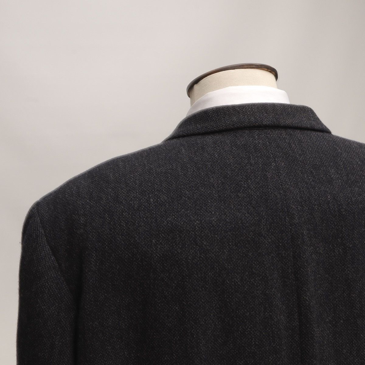 Hugo Boss Vintage Blazer Jacket Hugo Boss Lambs Wool Dark Gray Size 46R - 8 Thumbnail