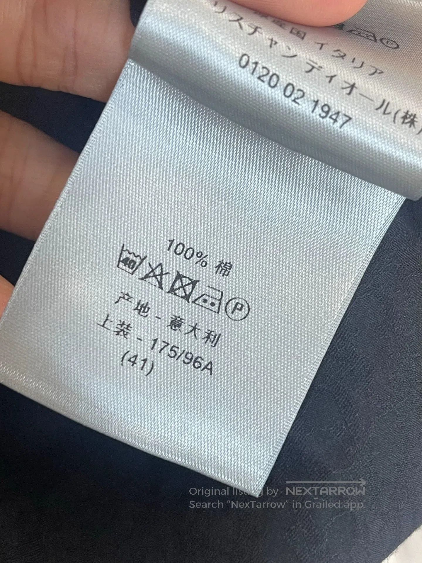 Dior Dior Men's Black Letter Pattern Shirt. Size US M / EU 48-50 / 2 - 5 Thumbnail