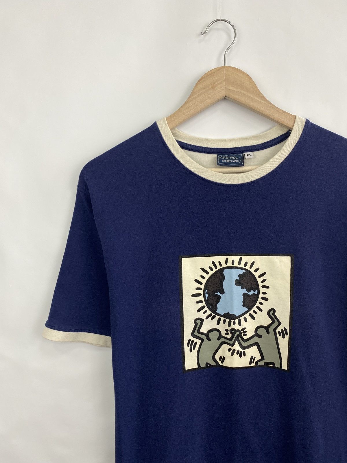Keith Haring × Vintage 🇺🇸 Vintage 90s Keith Haring t-shirt Size US L / EU 52-54 / 3 - 2 Thumbnail