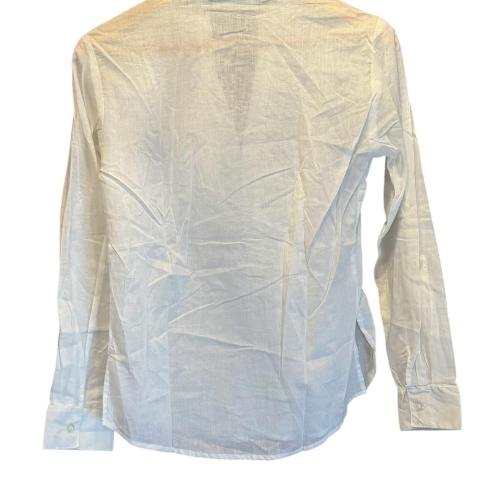 Tantum tantrums. Women's BOHO White Lace Button Down. Size Small. Size S / US 4 / IT 40 - 8 Thumbnail