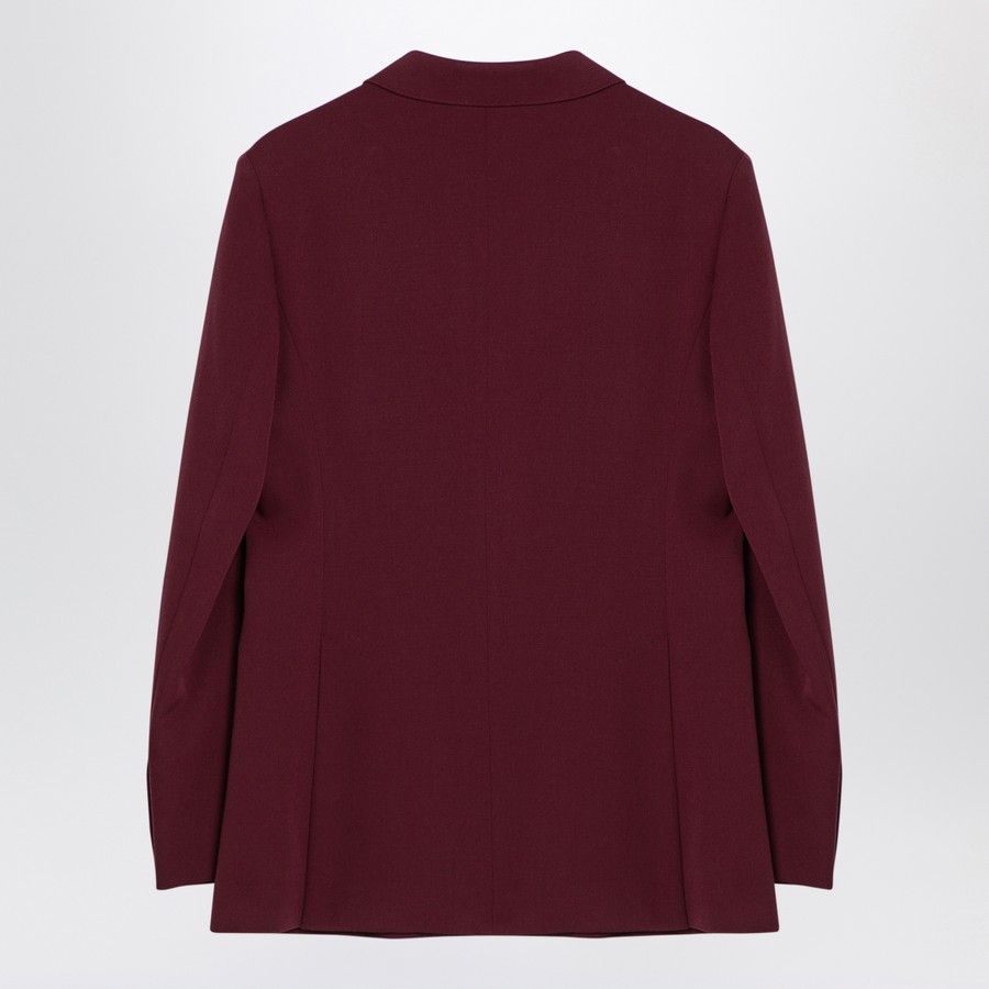 Max Mara o1d2blof0824 Double-breasted Jacket in Bordeaux Size M / US 6-8 / IT 42-44 - 2 Thumbnail