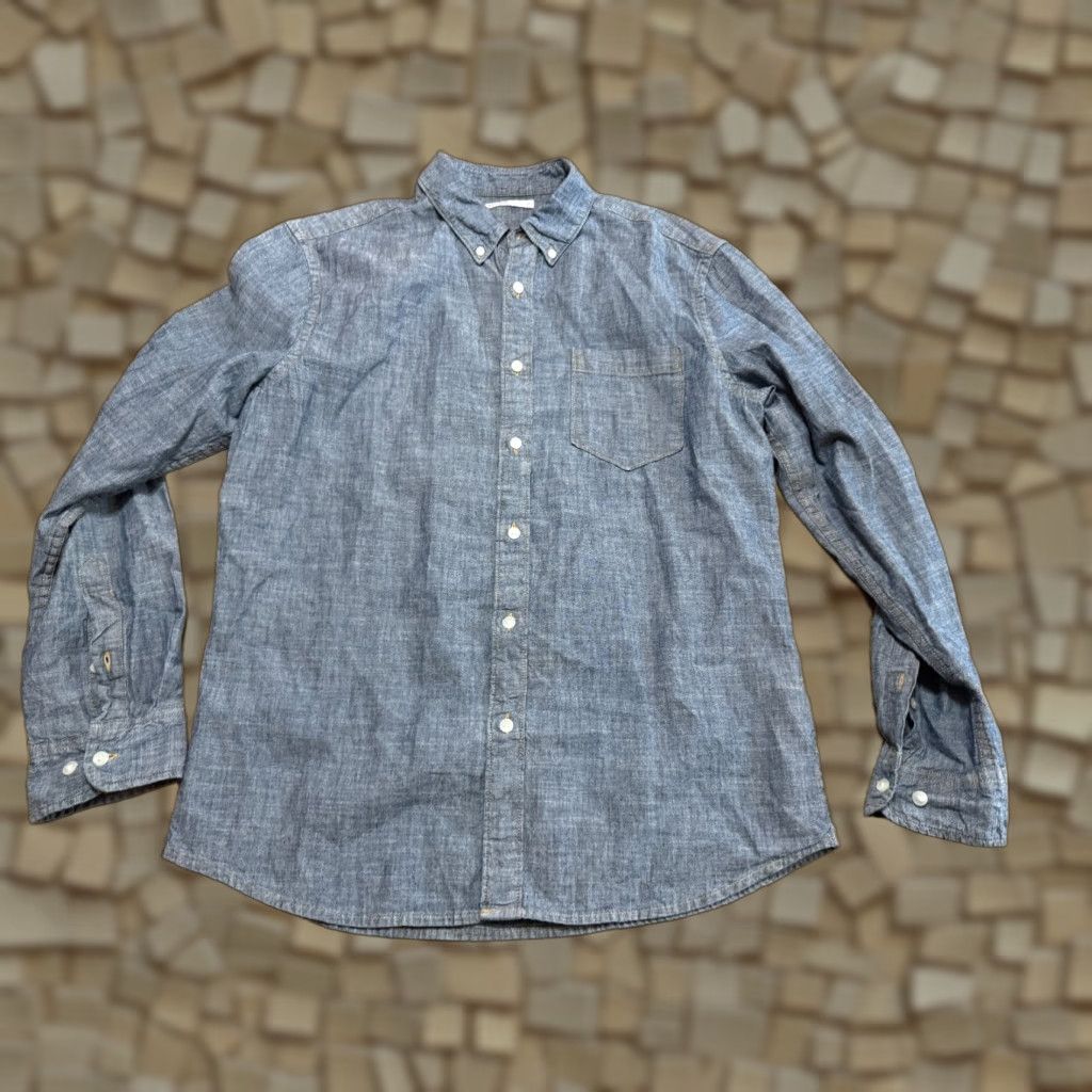 Vintage Sonoma Shirt Mens Size Medium Blue Long Sleeve Button Down Pocket Shirt Size US M / EU 48-50 / 2 - 1 Thumbnail