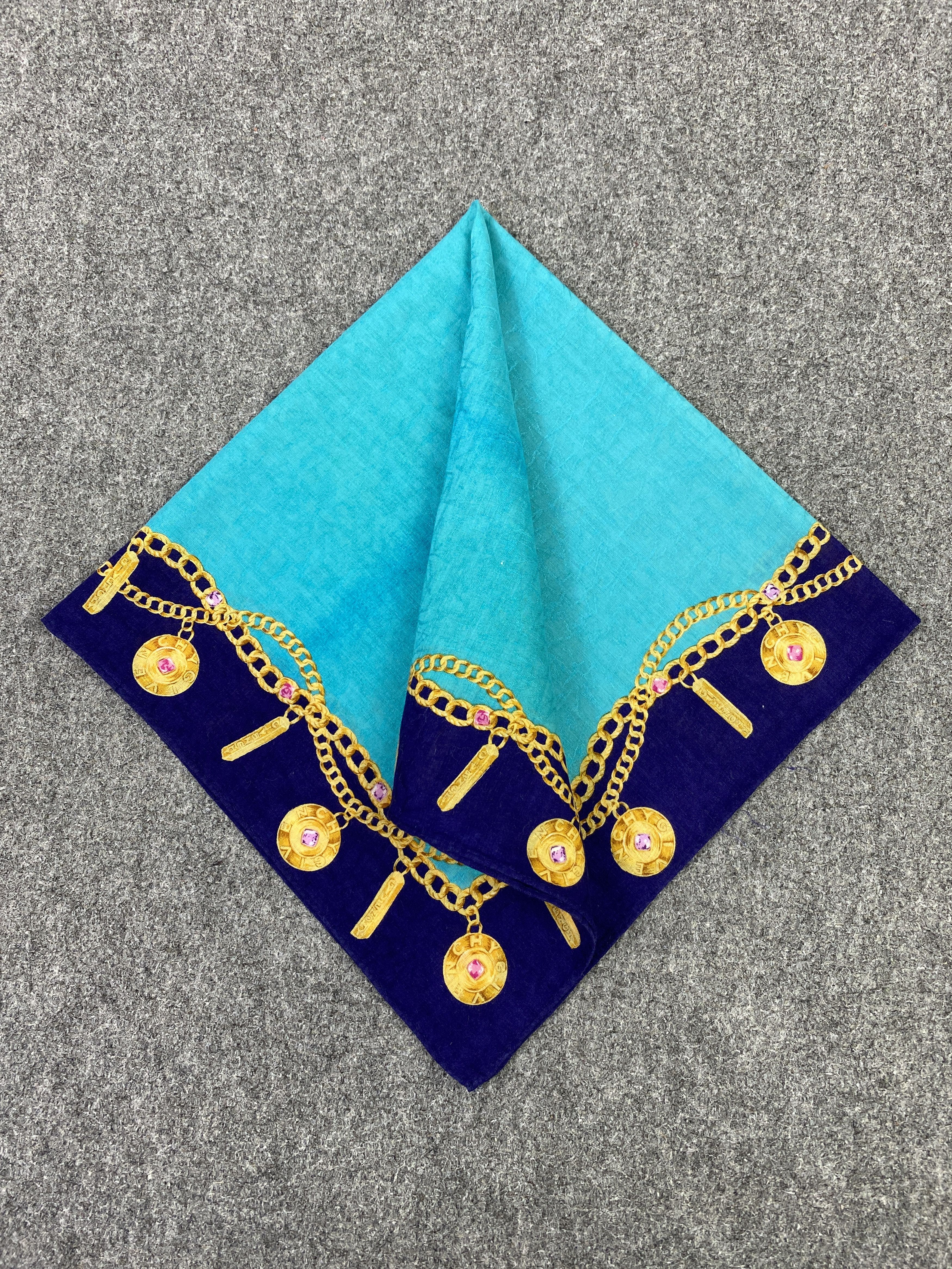 Celine Vintage Celine Handkerchief / Neckerchief KT0064 Size ONE SIZE - 3 Thumbnail