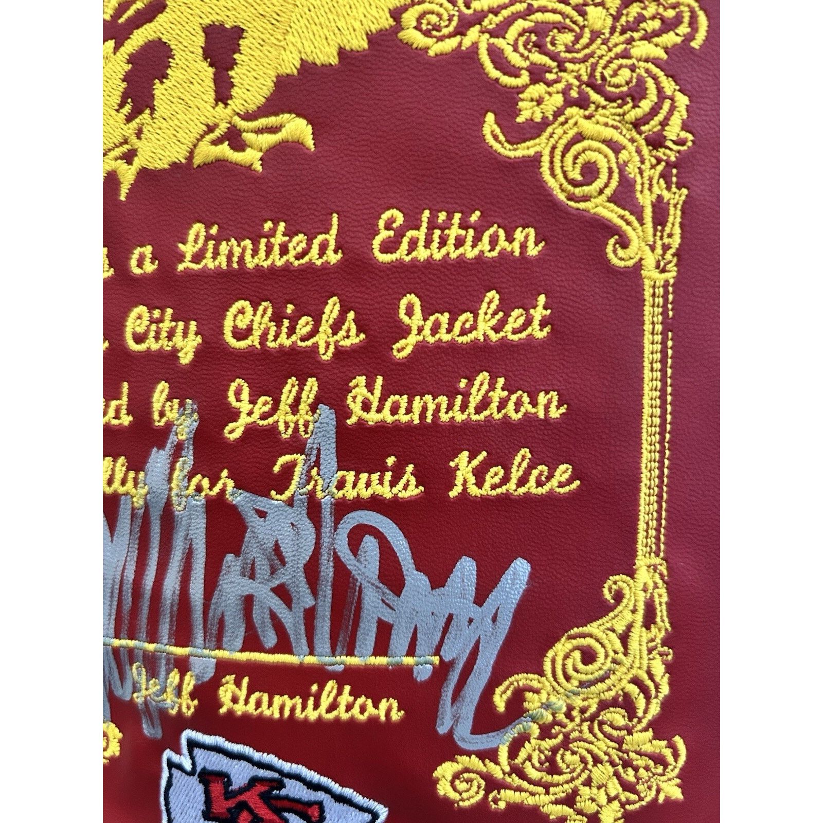 Jeff Hamilton Custom Jeff Hamilton Travis Kelce Jacket Size US XXL / EU 58 / 5 - 11 Thumbnail