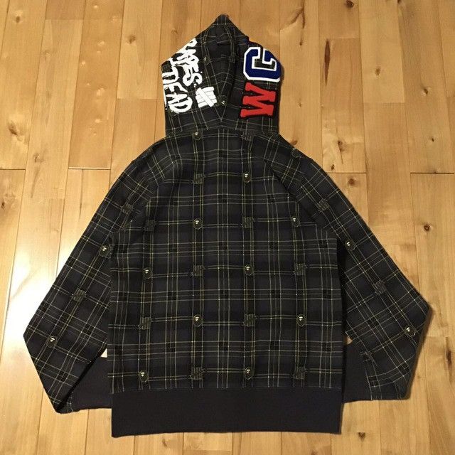 Bape × Undefeated BAPE × Undefeated Check shark full zip hoodie a bathing ape Size US S / EU 44-46 / 1 - 3 Thumbnail