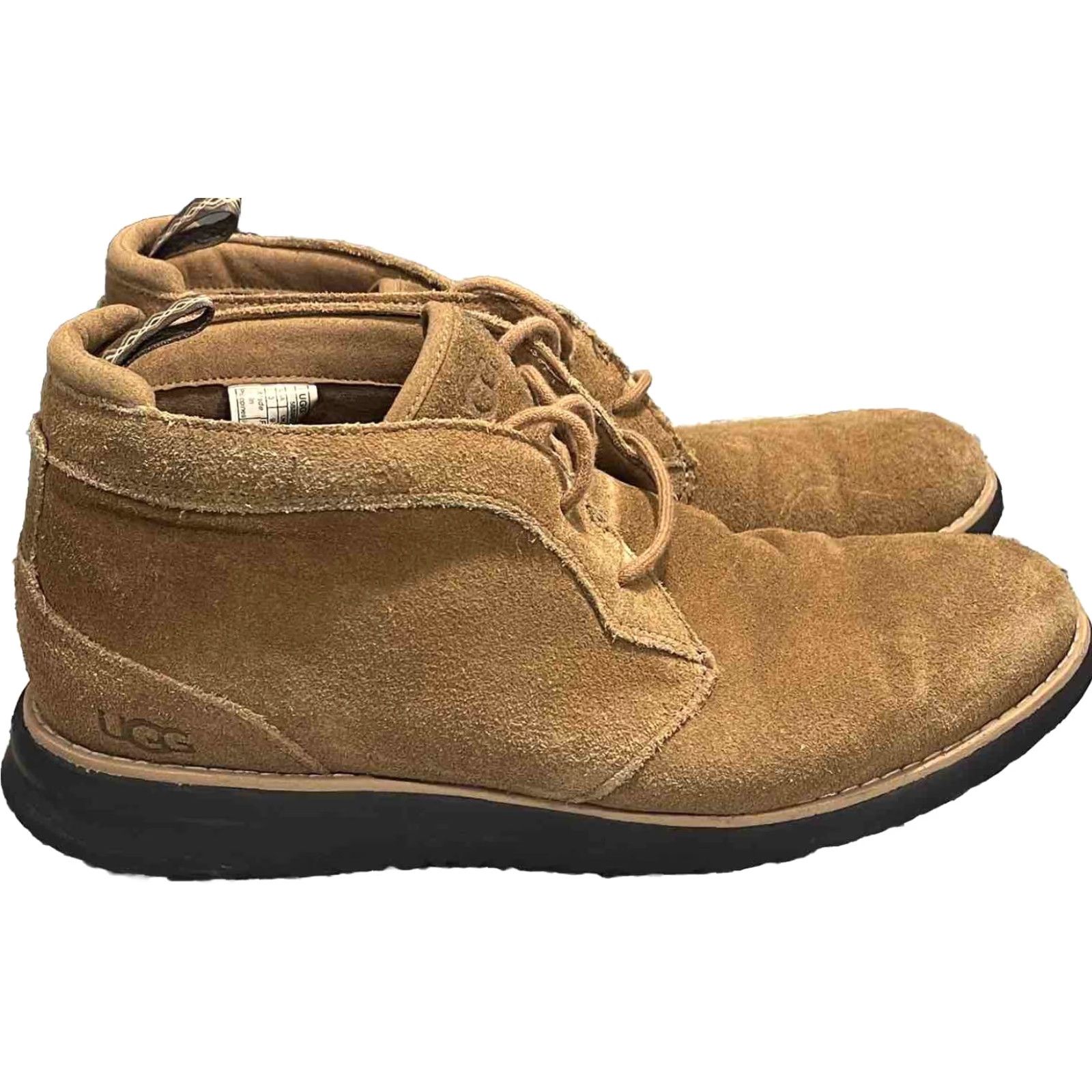 Ugg UGG Union Chukka Boots Mens Waterproof Suede Brown Lace Up 10 US 43 EU UK 9 Size 10 Mens Boots Brown Suede Waterproof Union Chukka UGG Mens Size US 9 / EU 42 - 2 Thumbnail