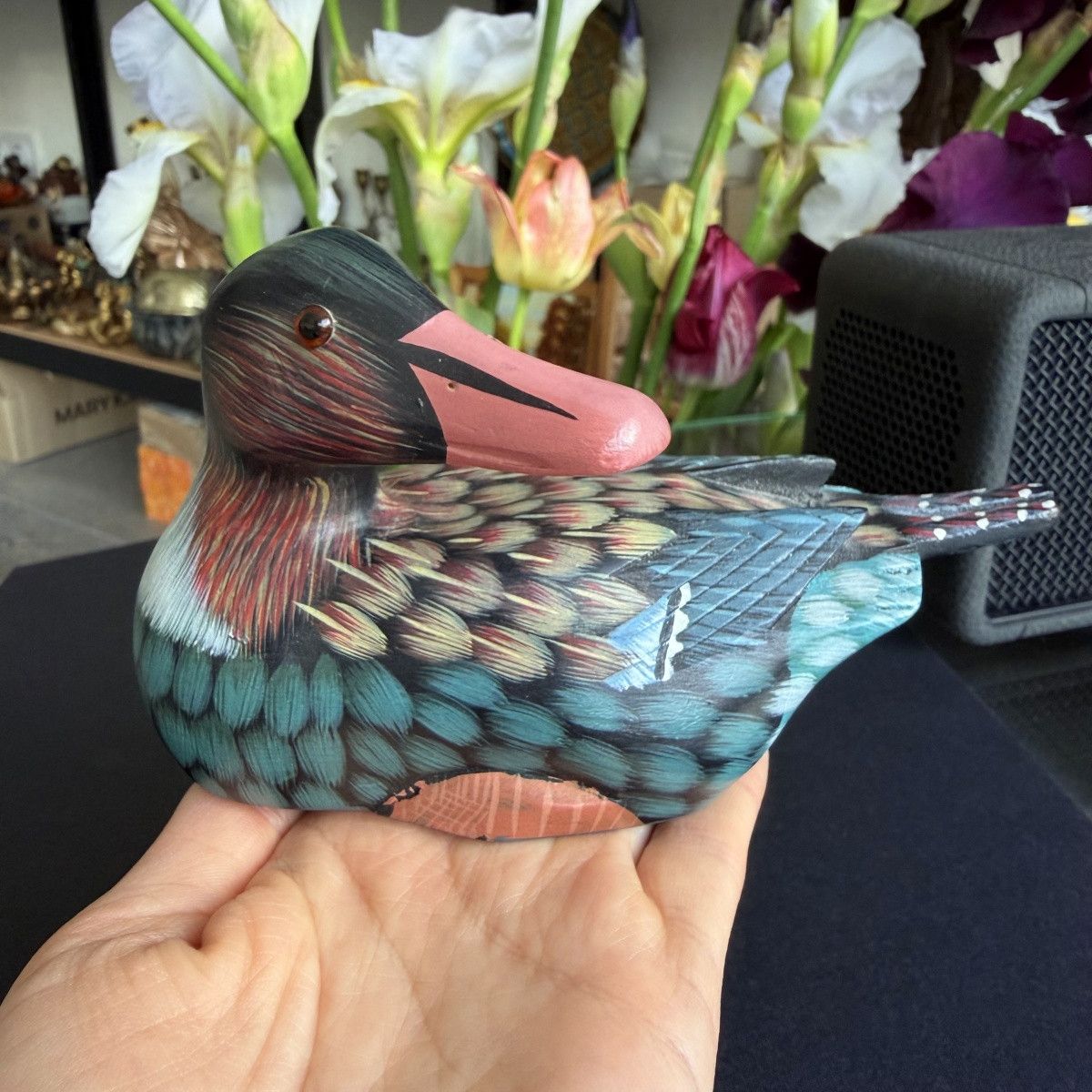 Vintage Vintage Wooden Duck Folk Art Bird Rustic Home Decor Size ONE SIZE - 5 Thumbnail