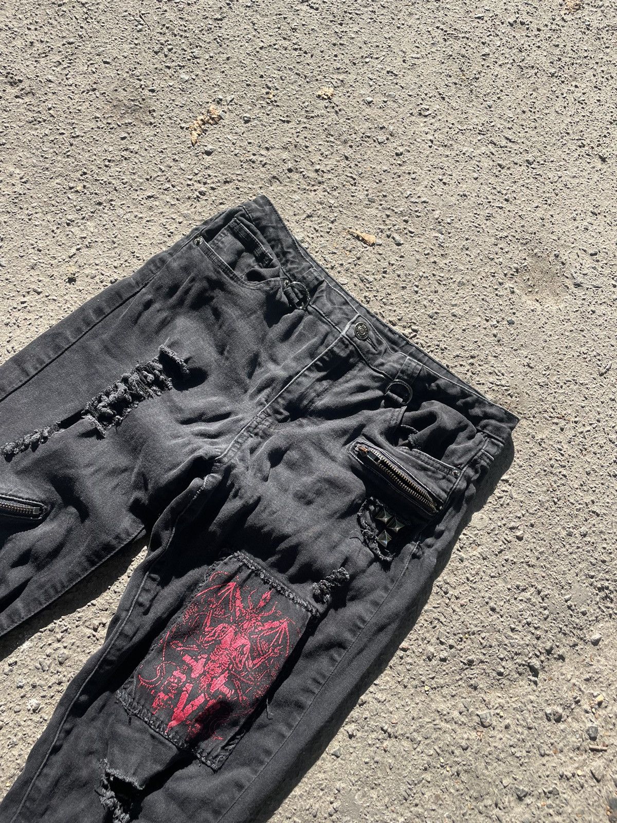 Killstar Punks opium pants Killstar Y2K avantgarde Size US 34 / EU 50 - 4 Thumbnail