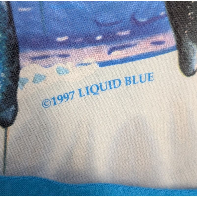 Liquid Blue × Vintage Vintage 1997 Liquid Blue Polar Bear Artic long sleeve shirt Size US L / EU 52-54 / 3 - 3 Thumbnail