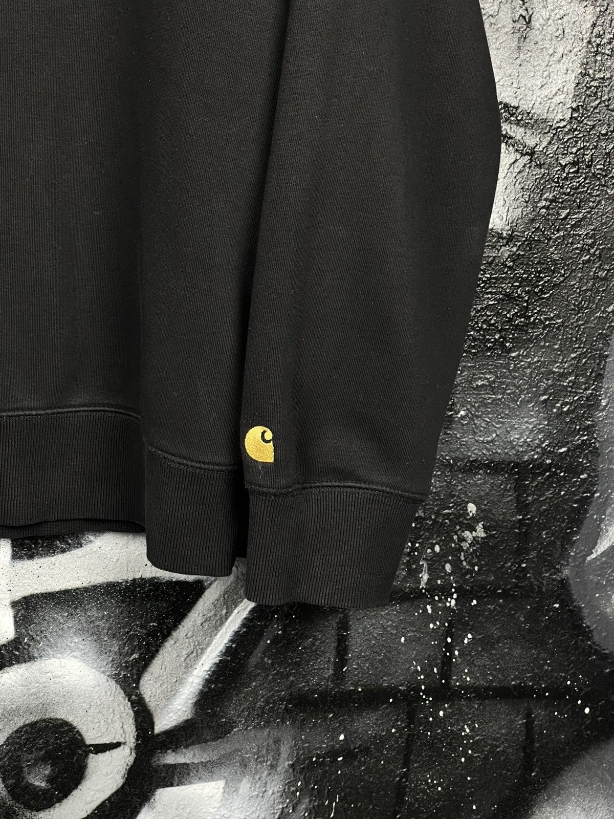 Carhartt Carhartt WIP Chase Sweat Black Basic Sweatshirt Men’s Size L Size US L / EU 52-54 / 3 - 5 Thumbnail