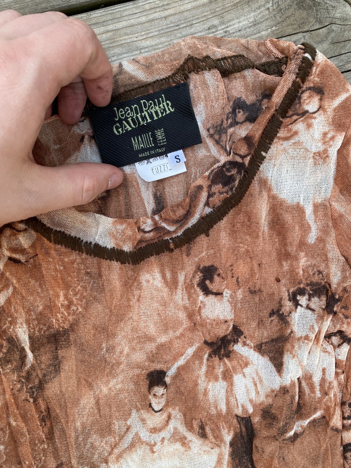Jean Paul Gaultier × Vintage SS04 Jean Paul Gaultier Edgar Degas Ballerina Sheer Shirt Size S / US 4 / IT 40 - 7 Thumbnail