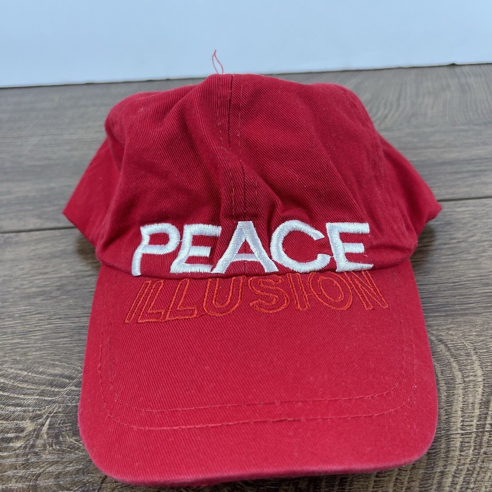 Other Peace Illusion Hat Red Adjustable Hat Red Adult Size Hat Size ONE SIZE - 1 Thumbnail