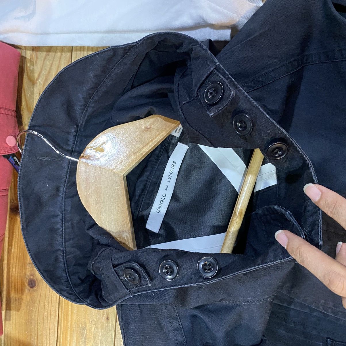 Japanese Brand × Lemaire × Uniqlo Uniqlo and Lemaire Black Light Jacket Hooded Size US M / EU 48-50 / 2 - 13 Thumbnail