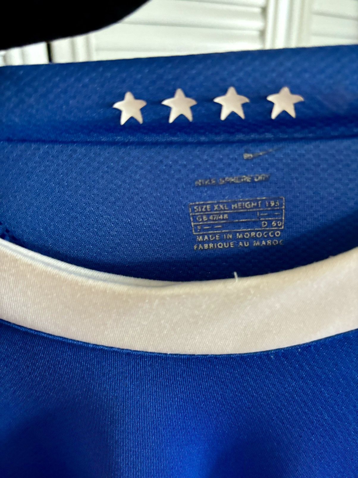 Nike Brasil Nation Away Jersey CA. 07’ Size US L / EU 52-54 / 3 - 4 Thumbnail