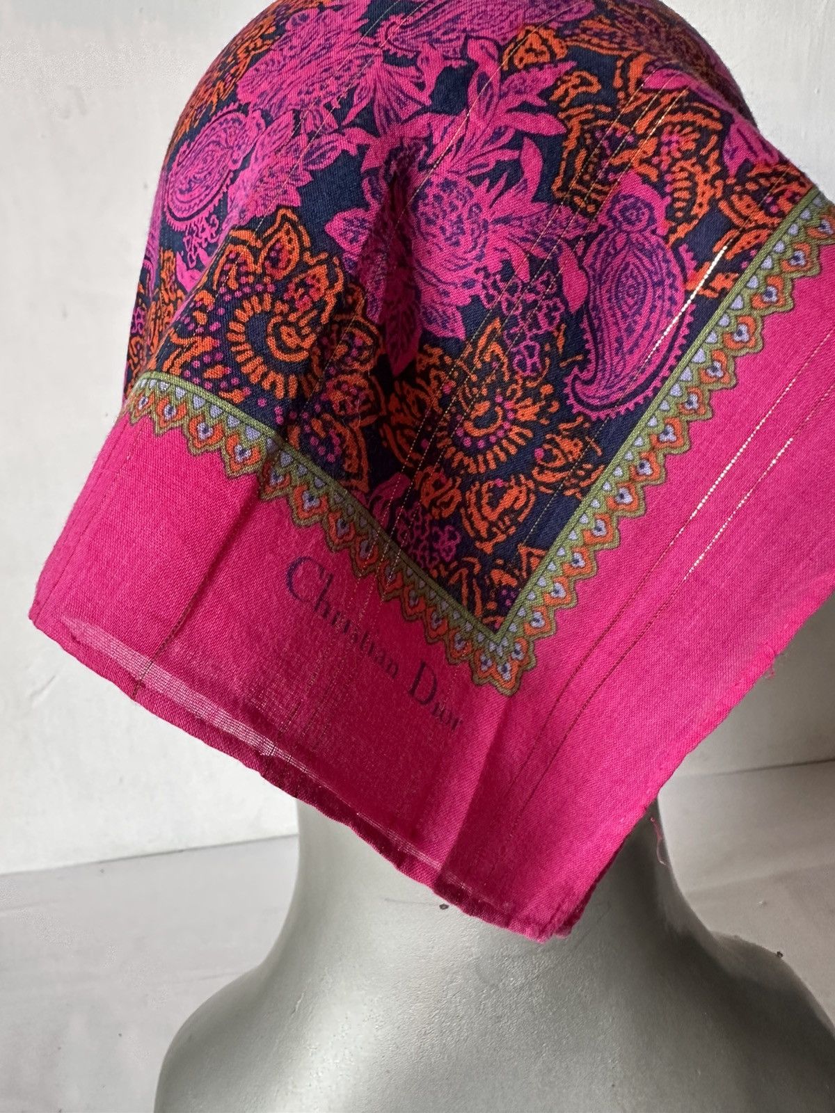 Vintage Vintage Christian Dior Handkerchief/ Neckerchief/ Bandana Size ONE SIZE - 15 Thumbnail