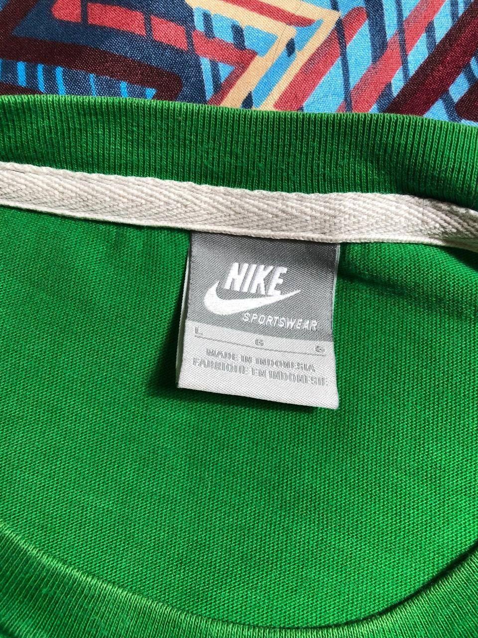 Nike × Vintage 90s Nike Central Swoosh Vintage Y2K Oversized Retro T-Shirt Size US L / EU 52-54 / 3 - 2 Thumbnail