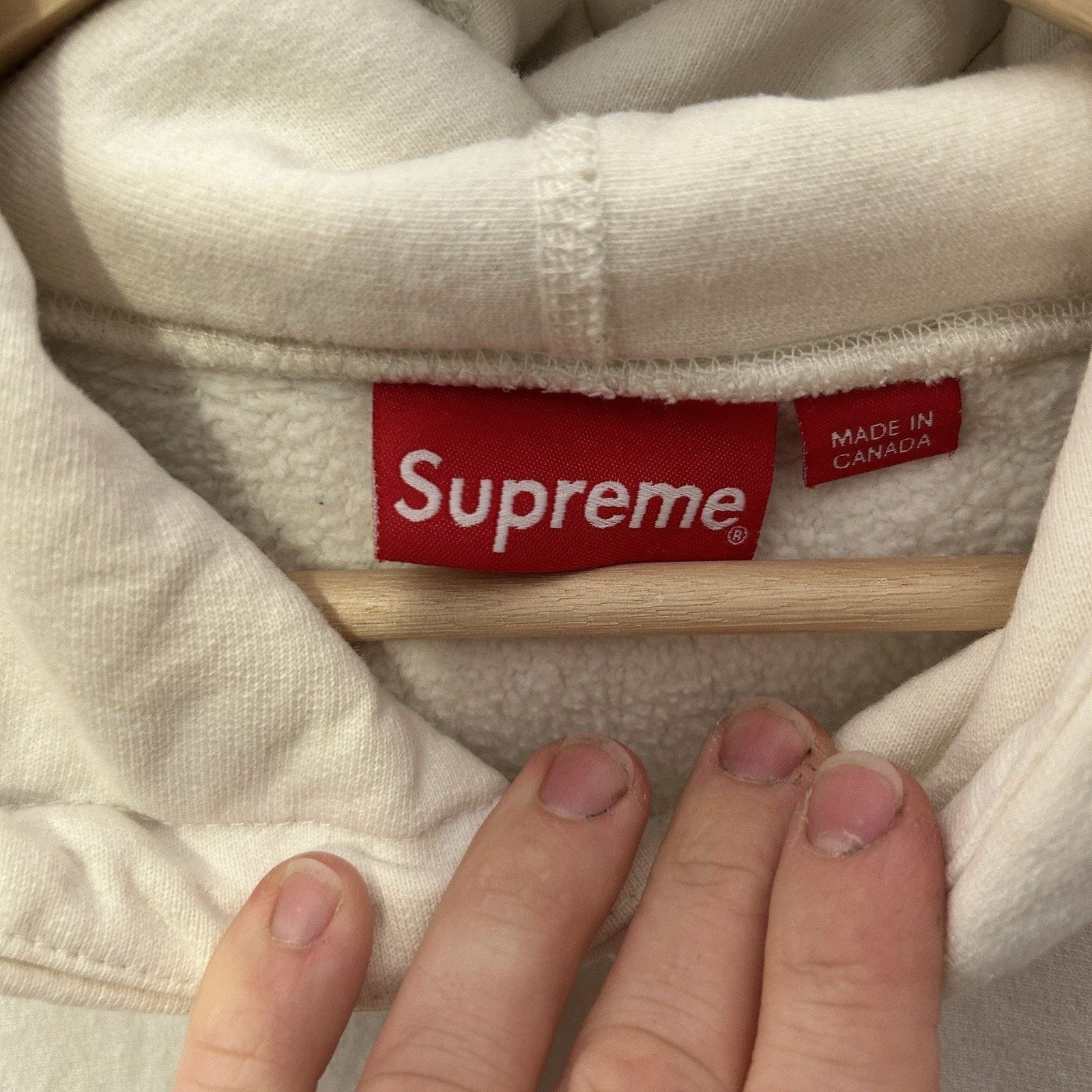 Supreme Supreme Sumo Hooded Sweatshirt “White” FW16 Size US L / EU 52-54 / 3 - 9 Thumbnail