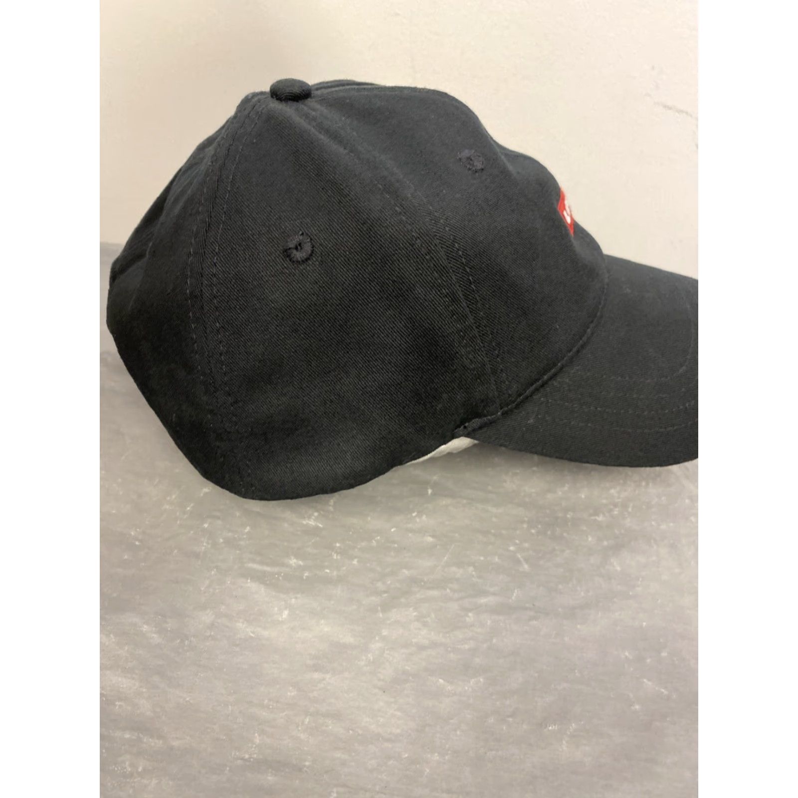 Levi's Levi's Batwing Logo Baseball Cap Hat Men One Size Black Cotton Casual Snapback Size ONE SIZE - 3 Thumbnail