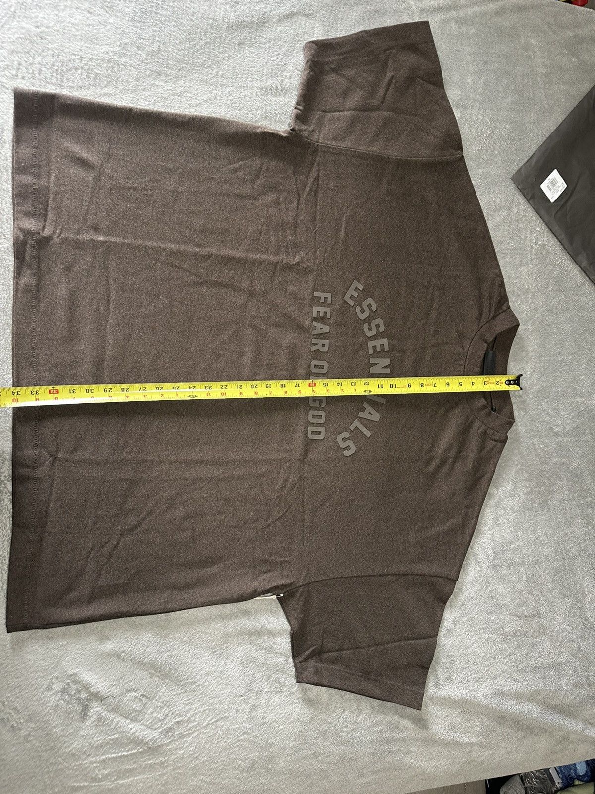 Essentials × Fear of God Essentials Fear Of God Heatherwood brown short tee Size US XL / EU 56 / 4 - 3 Thumbnail