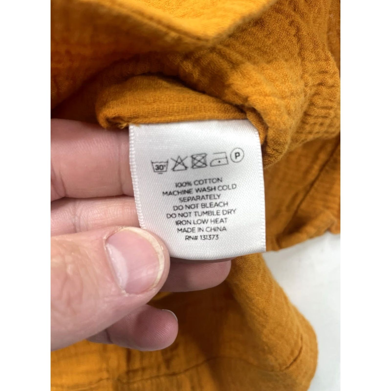 Saturdays NYC Saturdays NYC Marco Camp-Collar Cotton-Gauze Shirt Orange Mens Medium Size US M / EU 48-50 / 2 - 7 Thumbnail
