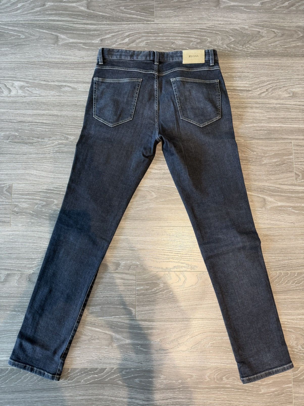 Z Zegna Z Zegna Organic Cotton Dark Jeans Slim Made in Romania 32x32 Size US 32 / EU 48 - 6 Thumbnail