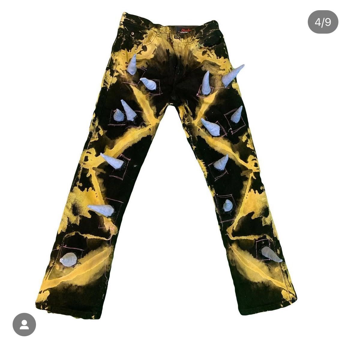 Designer Xxalamander X Choreboyy Thrasher Denim Size US 29 - 3 Thumbnail