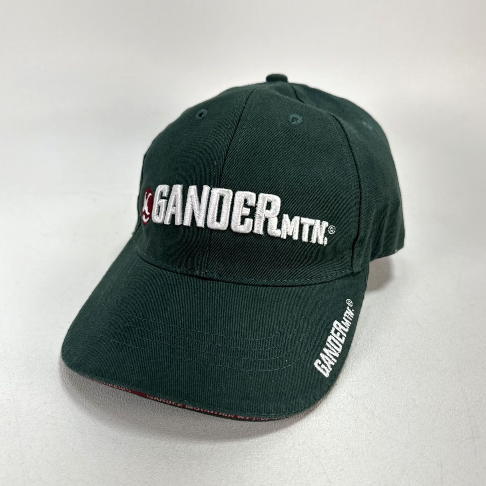 Vintage Gander Mountain Hat Cap Baseball Cap Embroidered Strapback Adjustable Green Twill Cotton Men Outdoor Hunting Season Fall Spring Summer Winter Size ONE SIZE - 2 Thumbnail