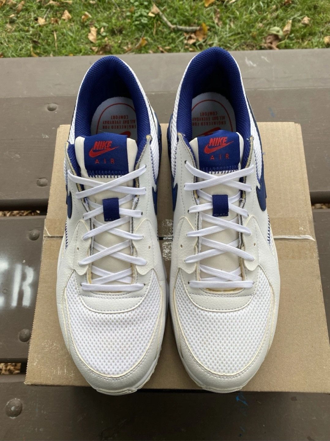 Nike Nike Air Max Excee White Deep Royal CZ9168100 Size 11.5 Men Size US 11.5 / EU 44-45 - 2 Thumbnail