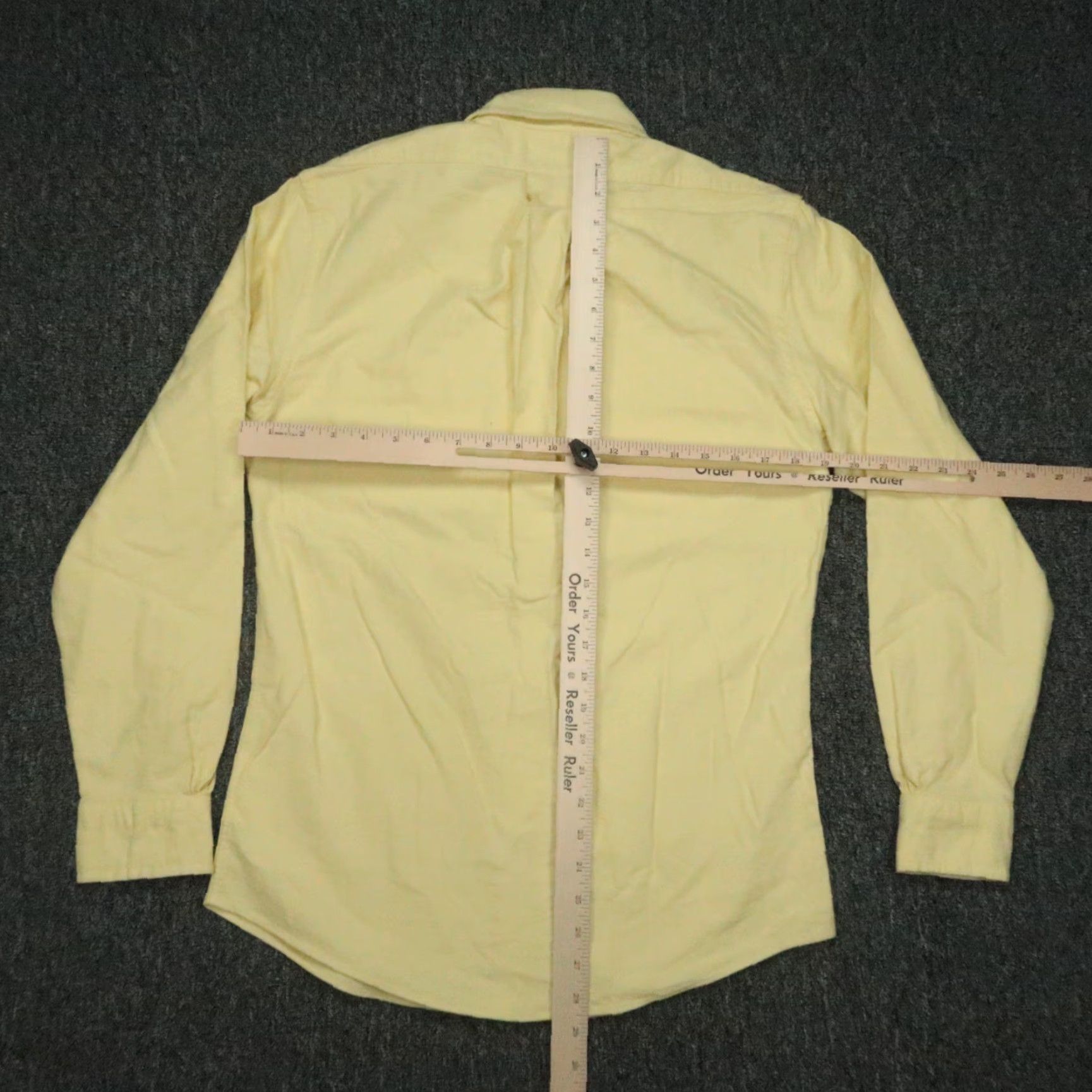 Brooks Brothers Brooks Brothers Shirt Mens Small Yellow Regent Fit Chamois Button Long Sleeve Size US S / EU 44-46 / 1 - 5 Thumbnail