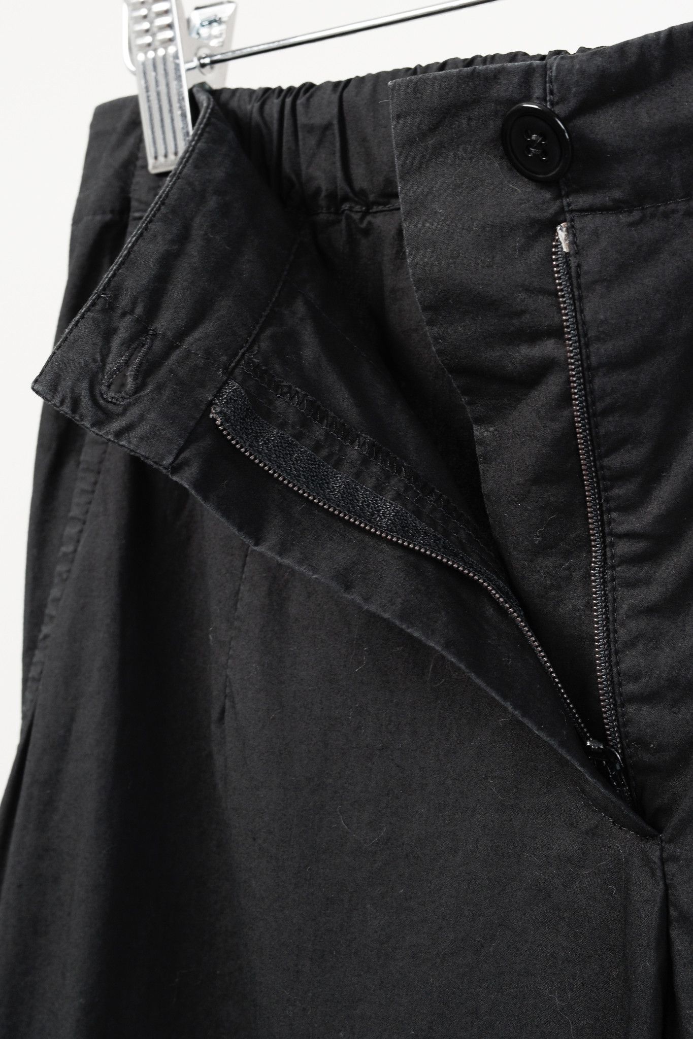 Other Peter O. Mahler Black Cotton-Poplin Cropped Pants Size 28" / US 6 / IT 42 - 6 Thumbnail