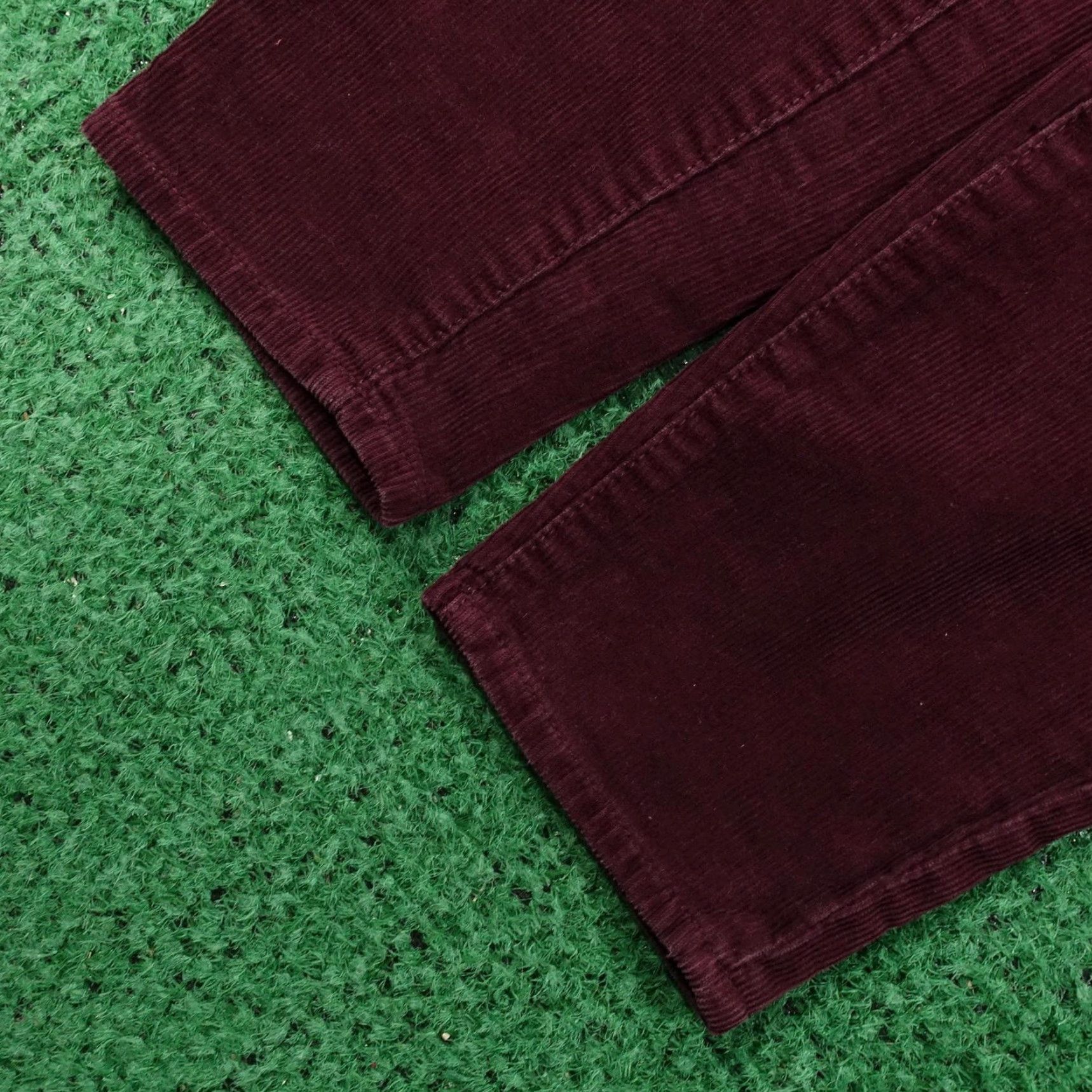J.Crew J.Crew Burgundy Corduroy Pants Womens 25 Skinny Jegging Stretch 5 Pocket Mid Rise Size 42" / US 20 - 3 Thumbnail