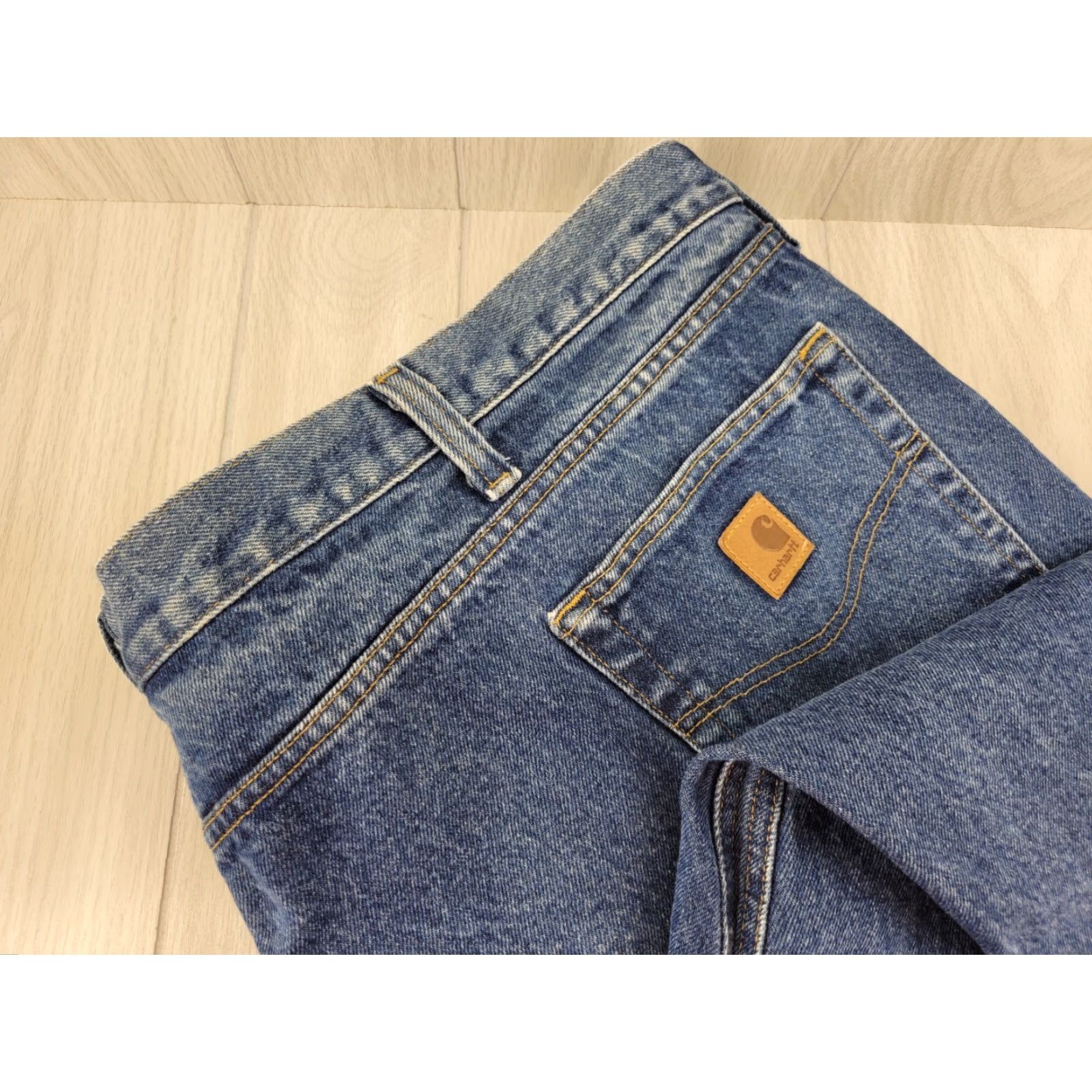 Carhartt VINTAGE Carhartt Jeans Mens 54x30 Relaxed Fit Medium Wash Denim B460 DPS Cotton Size US 38 / EU 54 - 3 Thumbnail